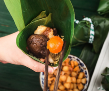Traditional Salted Egg Dumpling 传统咸蛋肉粽